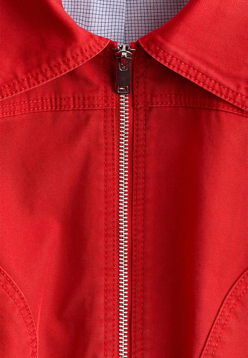 H&M - Cotton twill jacket - red