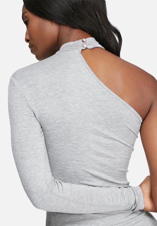 dailyfriday - One shoulder choker bodysuit