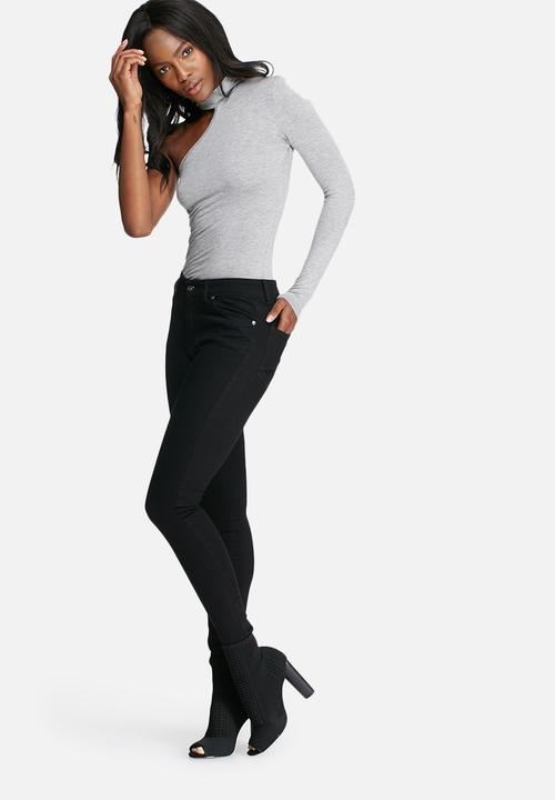 dailyfriday - One shoulder choker bodysuit