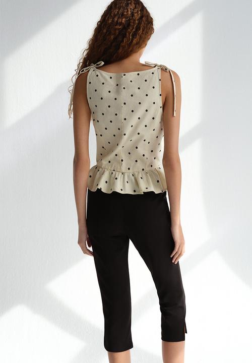 H&M - Capri trousers - black