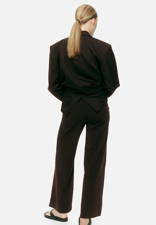 H&M - Mama wide trousers - dark brown