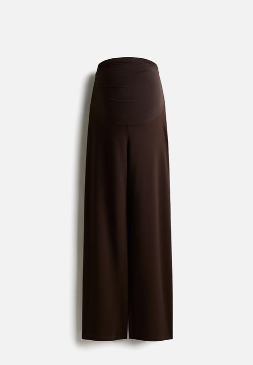 H&M - Mama wide trousers - dark brown