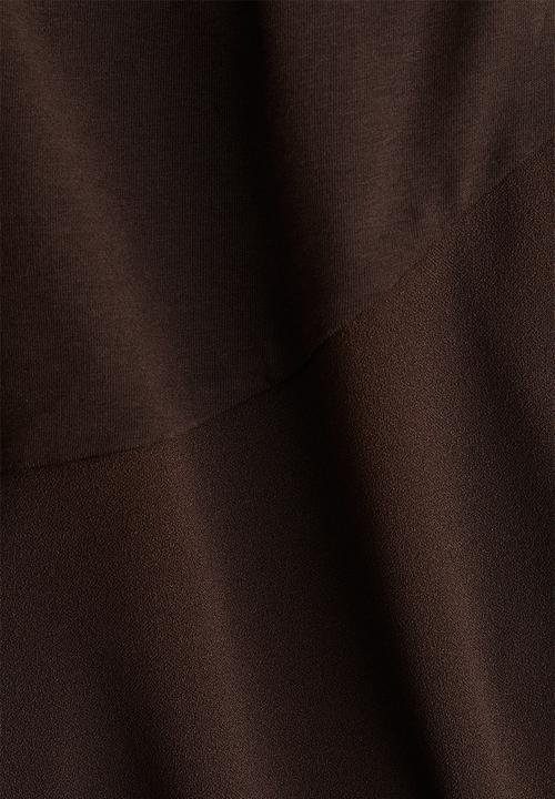H&M - Mama wide trousers - dark brown
