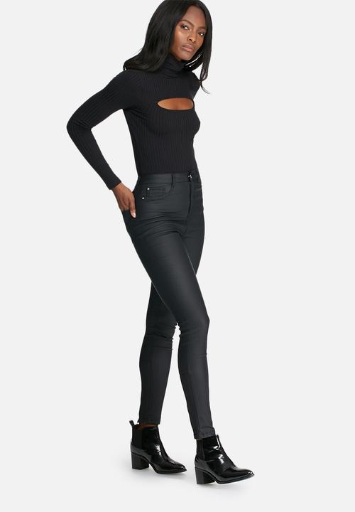 dailyfriday - Cutout turtle neck top