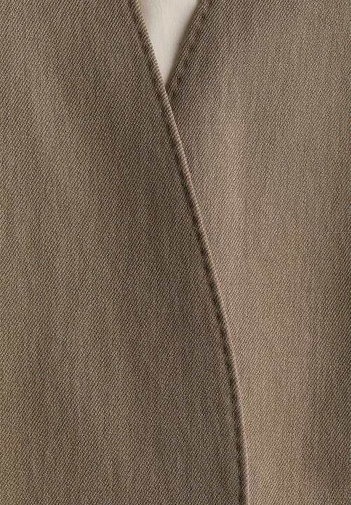 H&M - Collarless blazer - beige