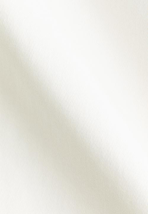 H&M - Open-back twill dress - cream