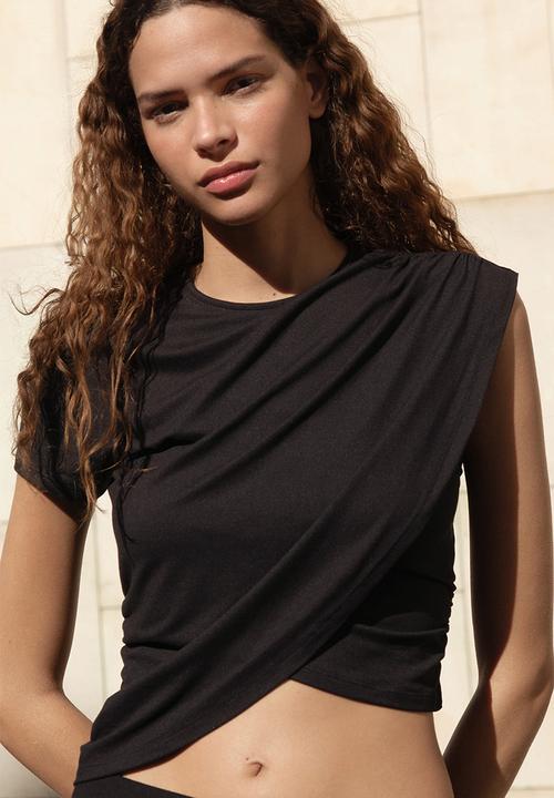 H&M - Layered top - black