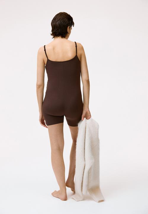 H&M - Mama integral-bra playsuit - dark brown