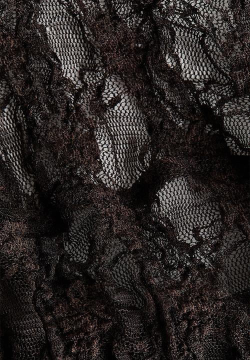 H&M - Lace thong body - dark brown