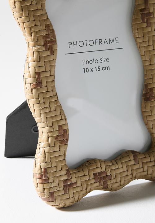Sixth Floor - Weaving Photo Frame - Natural