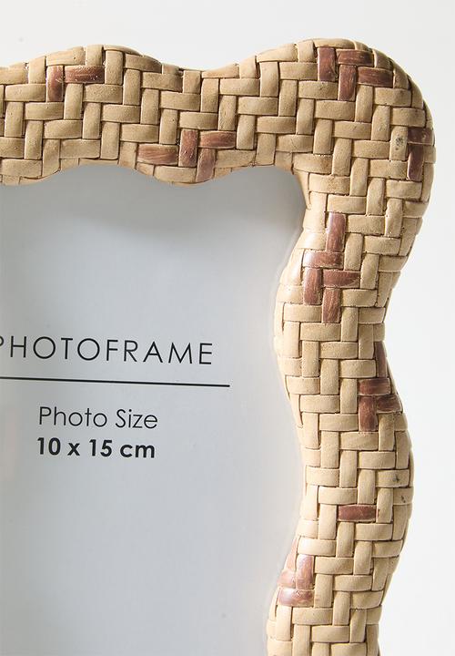 Sixth Floor - Weaving Photo Frame - Natural