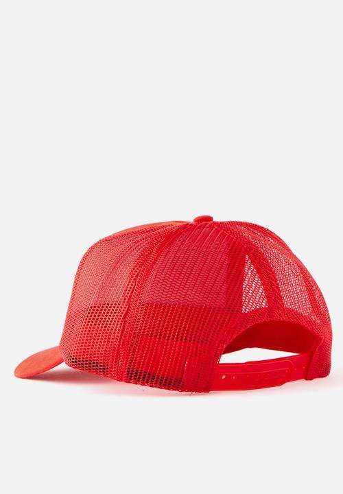 Cotton On - Truckers Cap - Strong Red/Okinawa Athletics