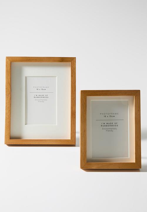 Sixth Floor - Wood Photo Frame - Natural small