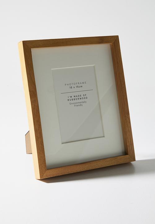 Sixth Floor - Wood Photo Frame - Natural medium