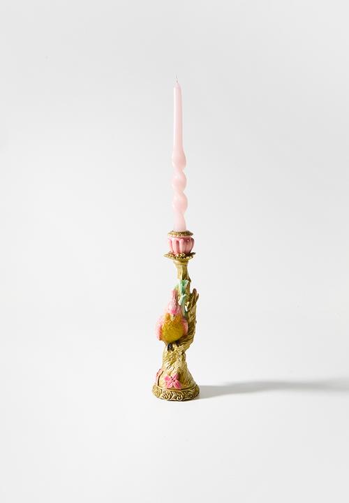 Sixth Floor - Parrot Candle Stick Holder - Multi