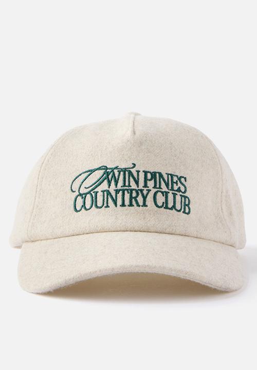 Cotton On - 5 Panel Cap - Bone Texture/Twin Pines Country Club
