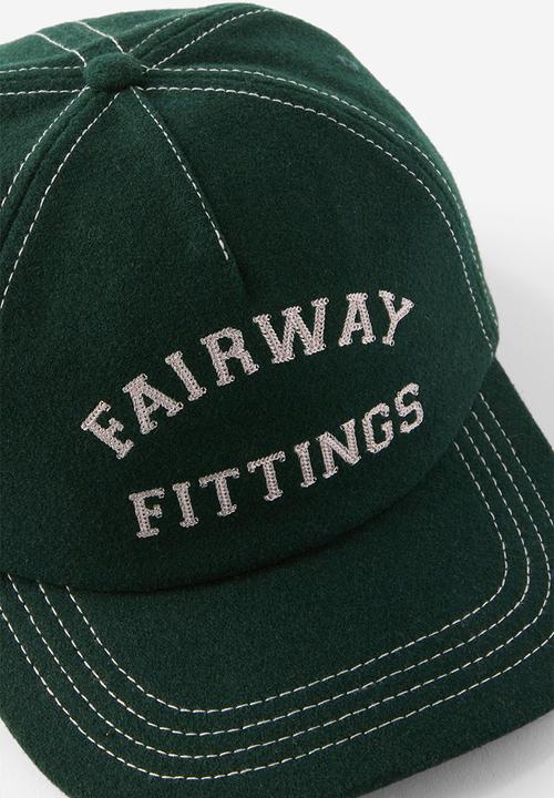Cotton On - 5 Panel Hat - Pineneedle Green/Fairway Fittings