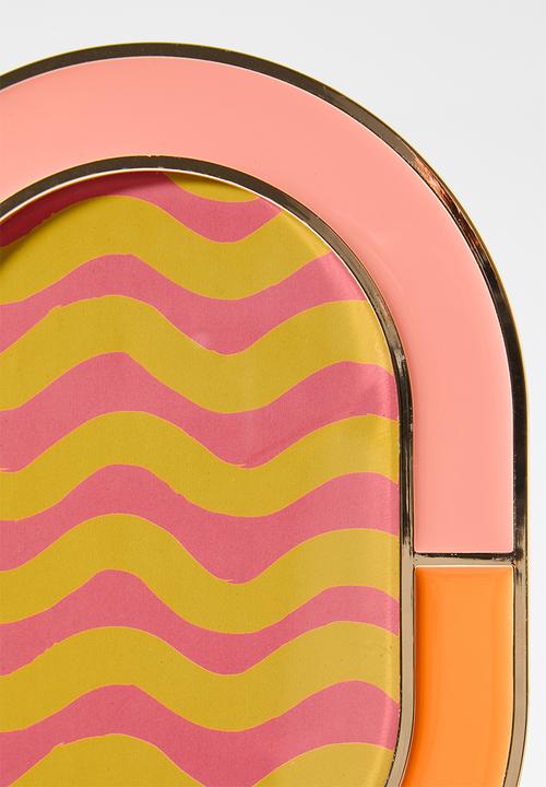 Sixth Floor - Gloss & - Gold Photo frame Oval