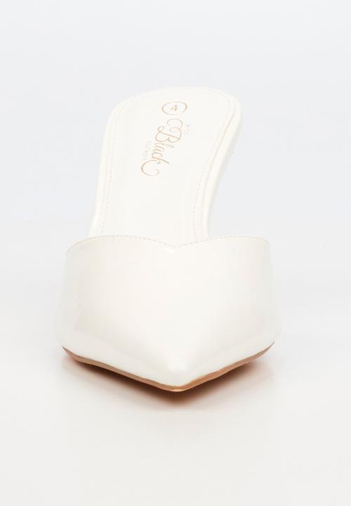 Miss Black - Gallery 11 classic mule - white