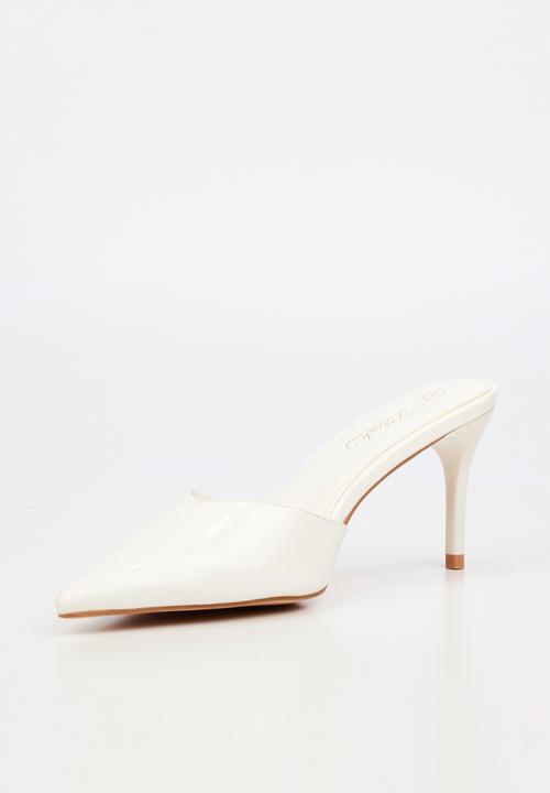 Miss Black - Gallery 11 classic mule - white