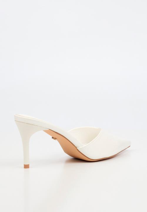 Miss Black - Gallery 11 classic mule - white