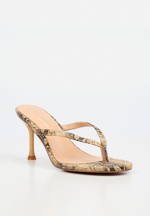 Miss Black - Aurelia 3 classic heel - snake