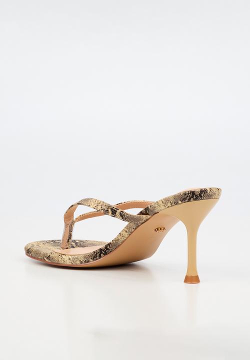 Miss Black - Aurelia 3 classic heel - snake