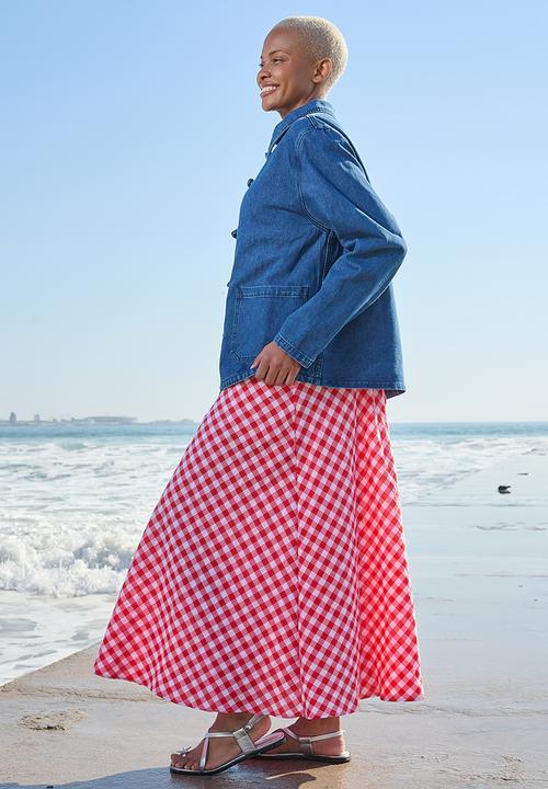 Me&B - Mandarin Denim Jacket - Blue
