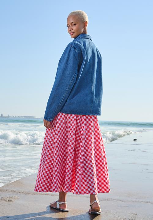 Me&B - Mandarin Denim Jacket - Blue