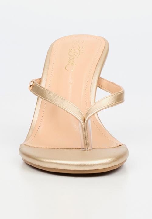 Miss Black - Aurelia 4 classic heel - gold