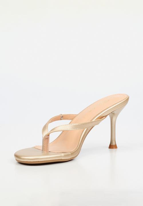 Miss Black - Aurelia 4 classic heel - gold
