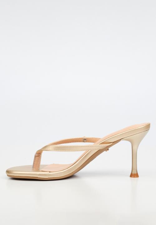 Miss Black - Aurelia 4 classic heel - gold