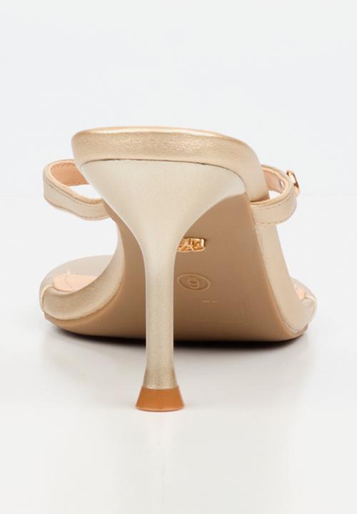 Miss Black - Aurelia 4 classic heel - gold