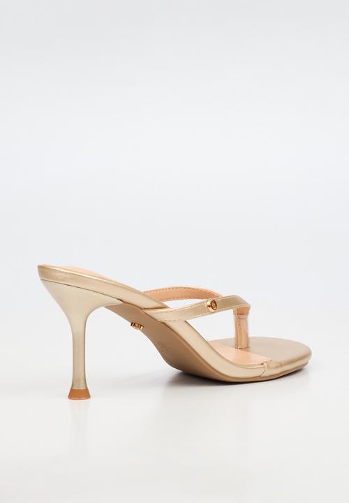 Miss Black - Aurelia 4 classic heel - gold