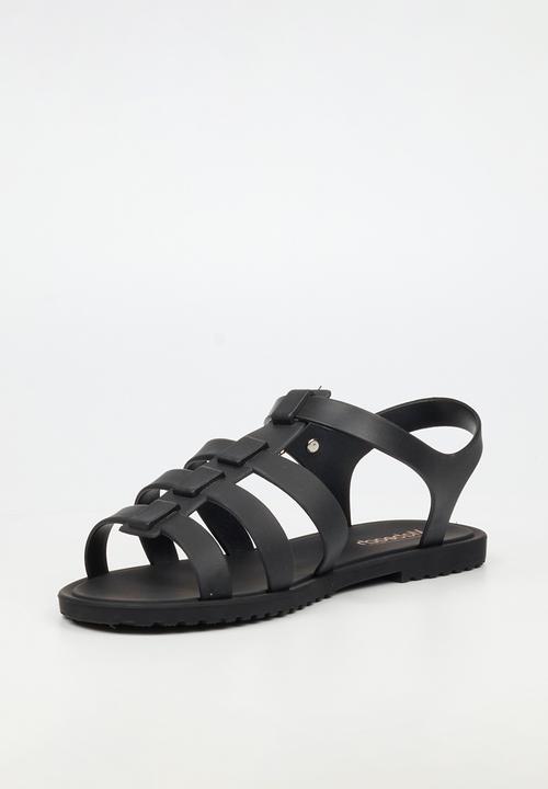 Viabeach - Cascade 1 multi-strap jelly sandal - black