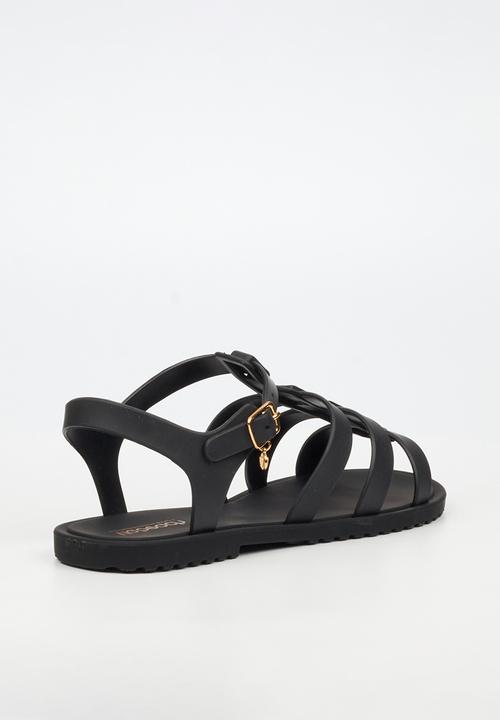 Viabeach - Cascade 1 multi-strap jelly sandal - black