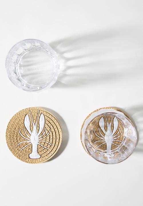 Sixth Floor - Lobster Coaster Set 4 - neutral
