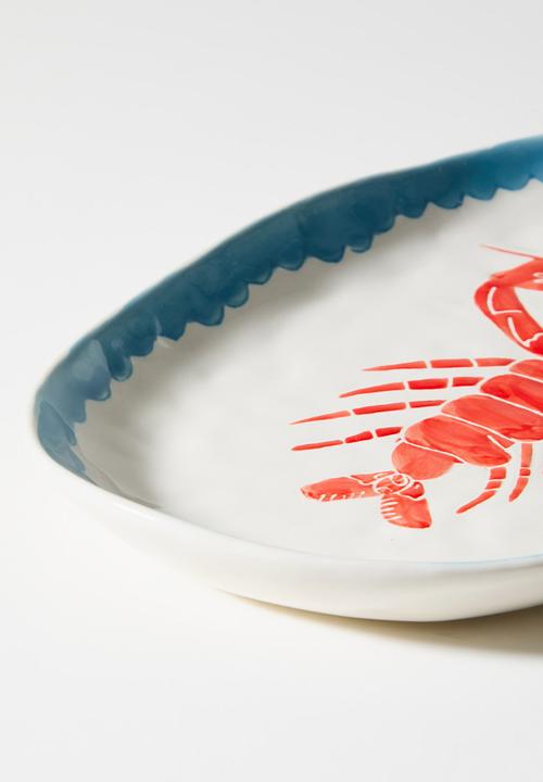 Sixth Floor - Stoneware Lobster Platter - Multi