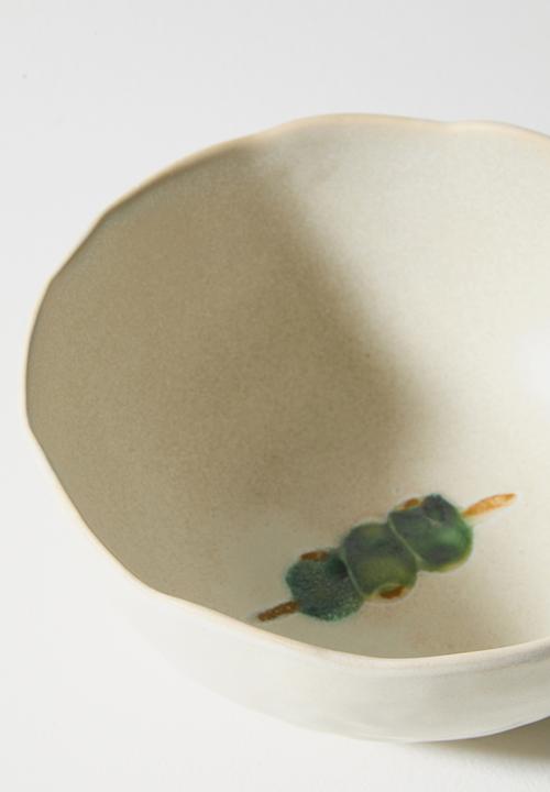 Sixth Floor - Stoneware Olive Serving Bowl - Natural