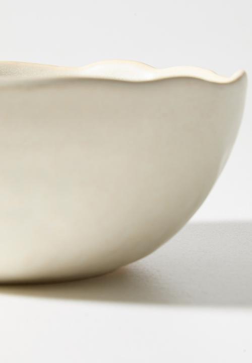 Sixth Floor - Stoneware Olive Serving Bowl - Natural