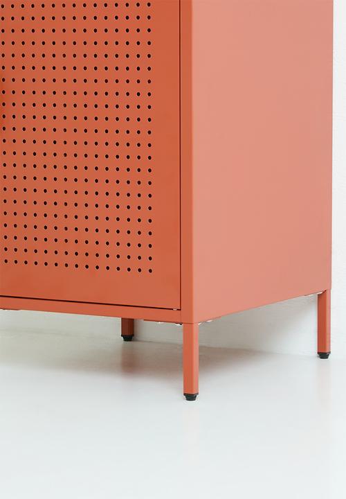 Sixth Floor - Bubblegum Bedside Table - Rust