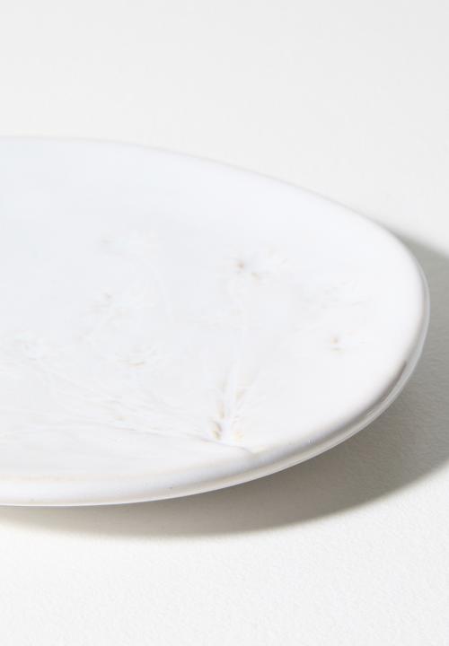 Sixth Floor - Stoneware Field Flower Side Plates Set 2