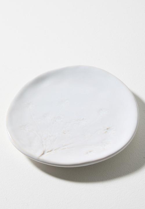 Sixth Floor - Stoneware Field Flower Side Plates Set 2