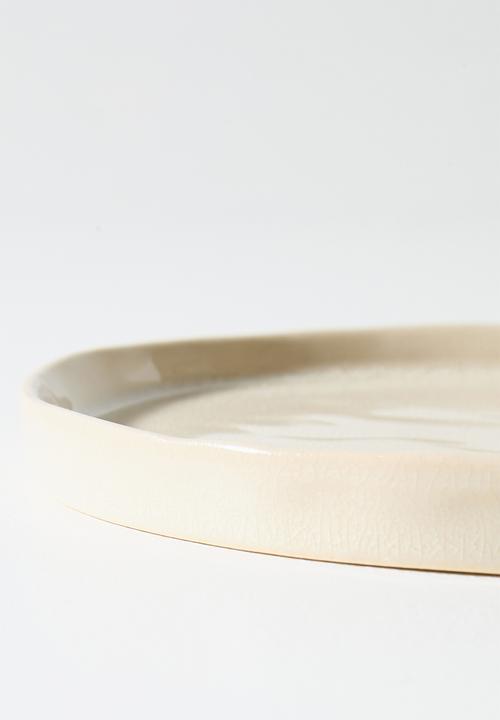Sixth Floor - Stoneware Shell Side Plate - Neutral