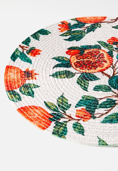 Sixth Floor - Pom Placemats set 4 - Multi