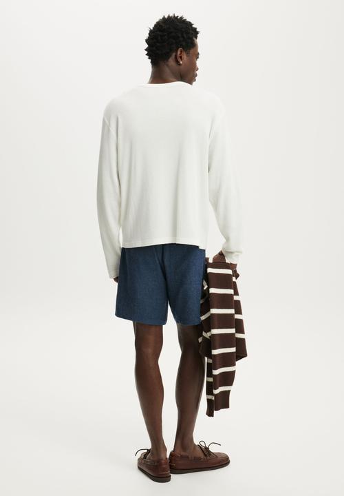 Cotton On - Linen Easy Short - Navy