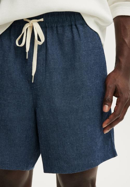Cotton On - Linen Easy Short - Navy