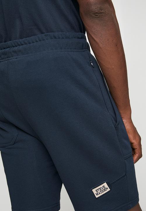 Steve Madden - Mens Jose Jogger Shorts - Navy