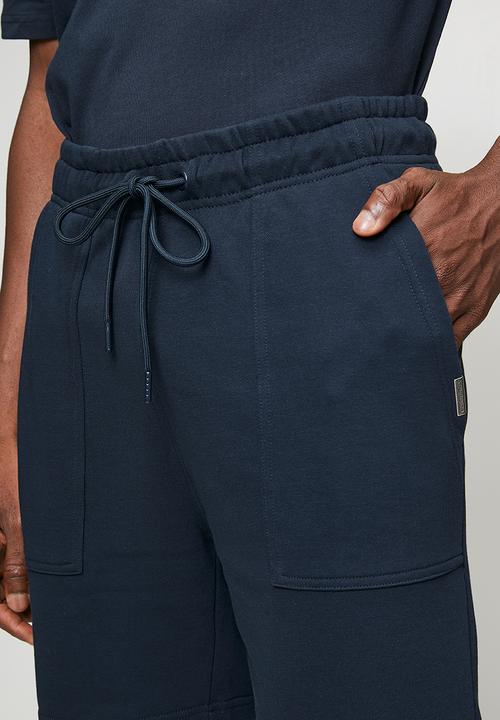 Steve Madden - Mens Jose Jogger Shorts - Navy