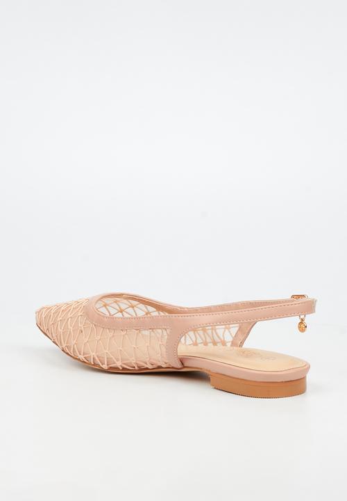 Miss Black - Lavelle 3 embroidered pump - natural